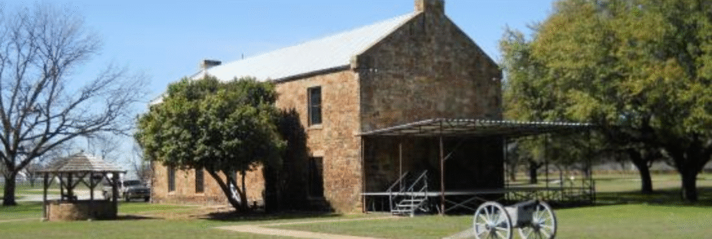 Blockhouse at Fort Belknap — historic forts near Eastland