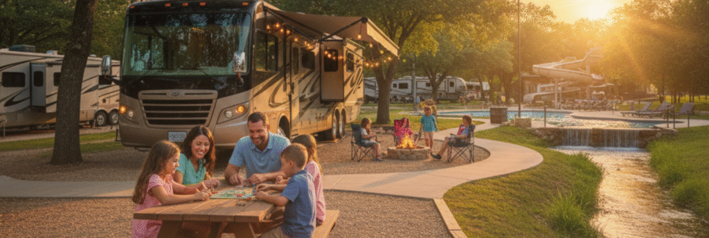 Family friendly RV parks in Central Texas