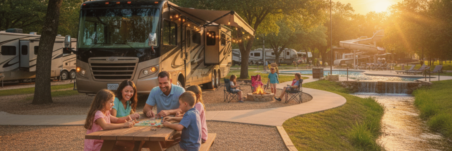 Family friendly RV parks in Central Texas