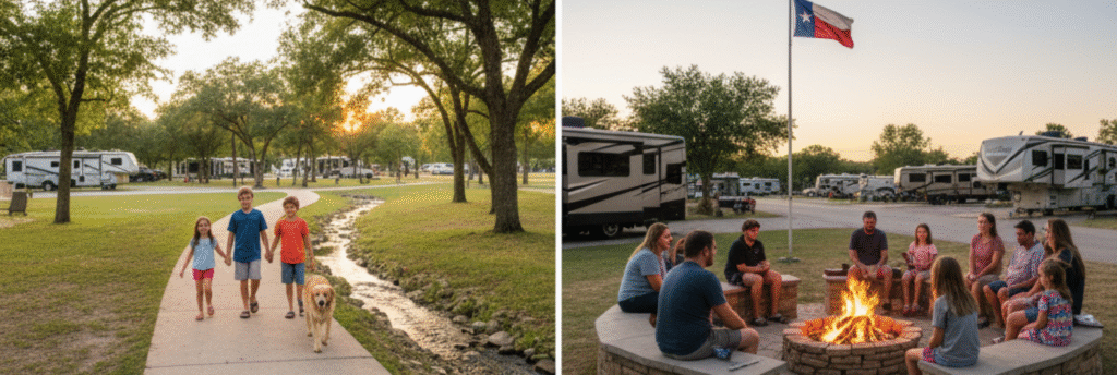 family friendly rv parks central texas
