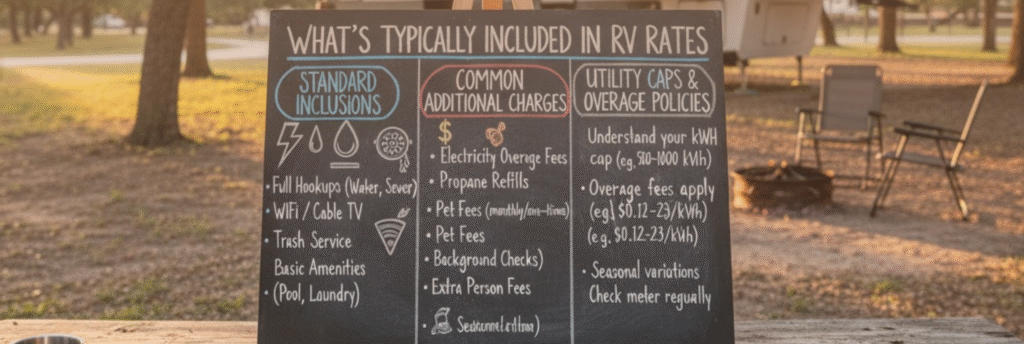 What's Typically Included in Monthly RV Rates
