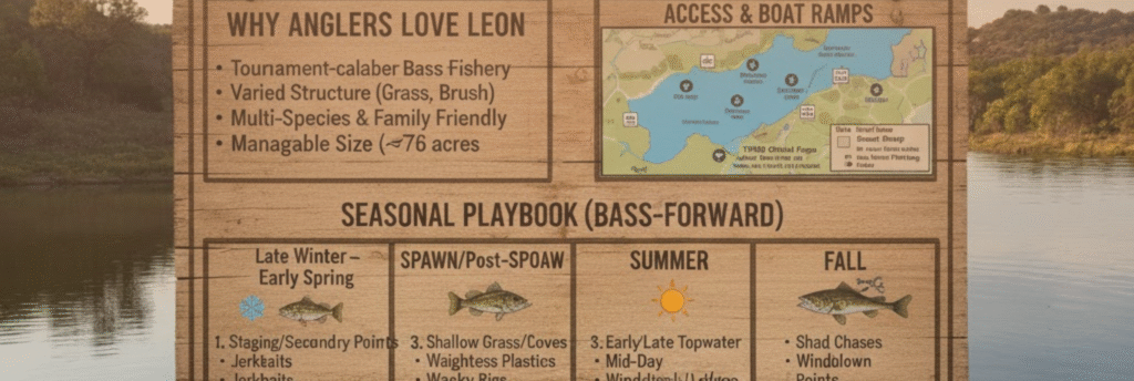 Lake Leon: Access, Tactics, and Seasonal Playbook