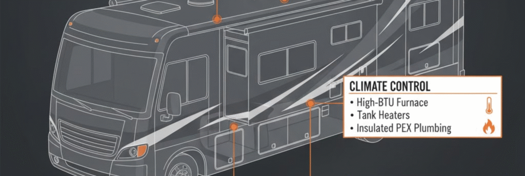 Understanding the key components of a true four-season RV