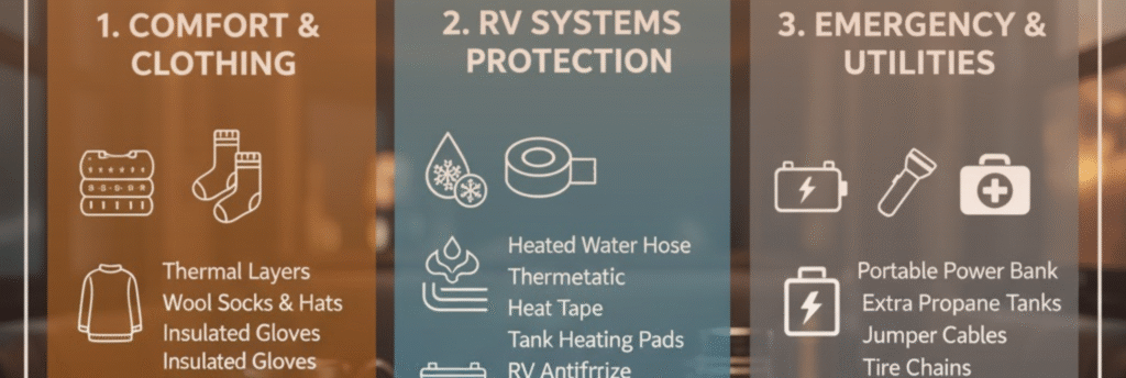 Comprehensive Winter RV Packing List