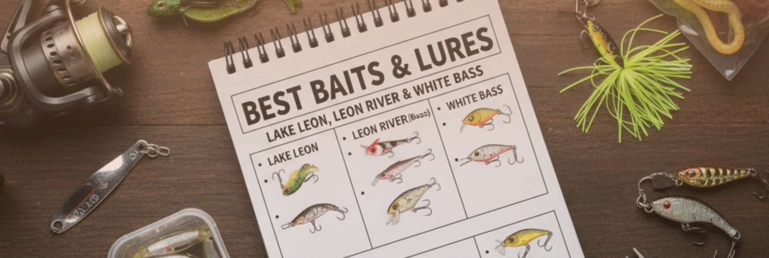 Best Baits & Lures for Lake Leon (Plus the Leon River & White Bass)