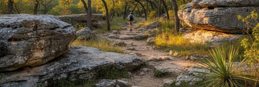 Infographic showing Eastland Texas as the I-20 corridor midpoint between Dallas and Abilene with Lake Leon fishing and Leon River recreation.