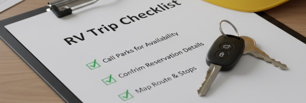 "A practical pre-arrival checklist for a Stargate worker securing RV housing near Abilene."