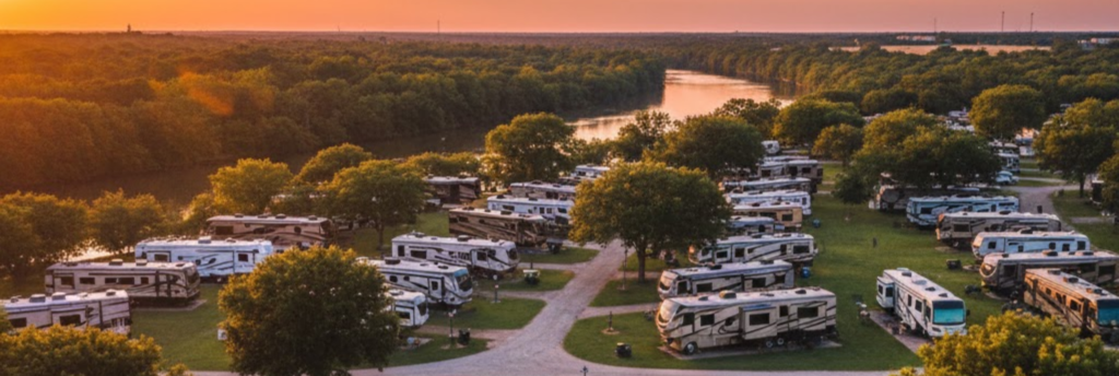 Aerial drone view of I-20 in Texas transitioning from green hills to West Texas desert