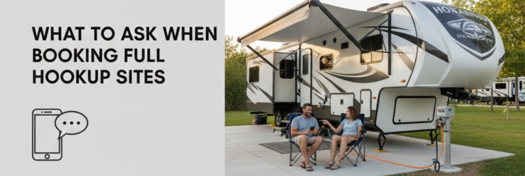 What to Ask When Booking Full Hookup Sites