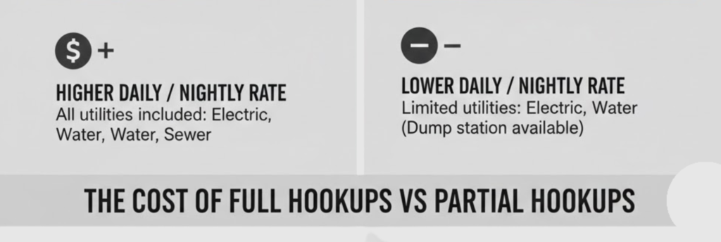 The Cost of Full Hookups vs Partial Hookups